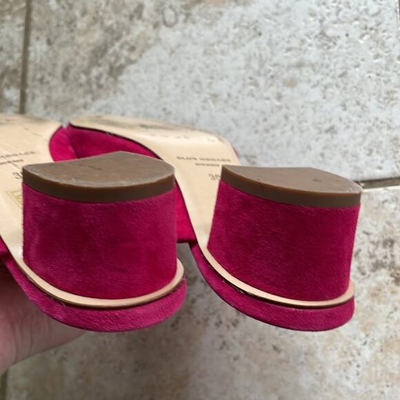 Club Monaco Loalla Mules In Magenta - Picture 11 of 16